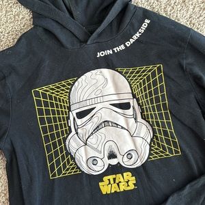 Star Wars Long Sleeve Hooded Shirt, Boys Size Small